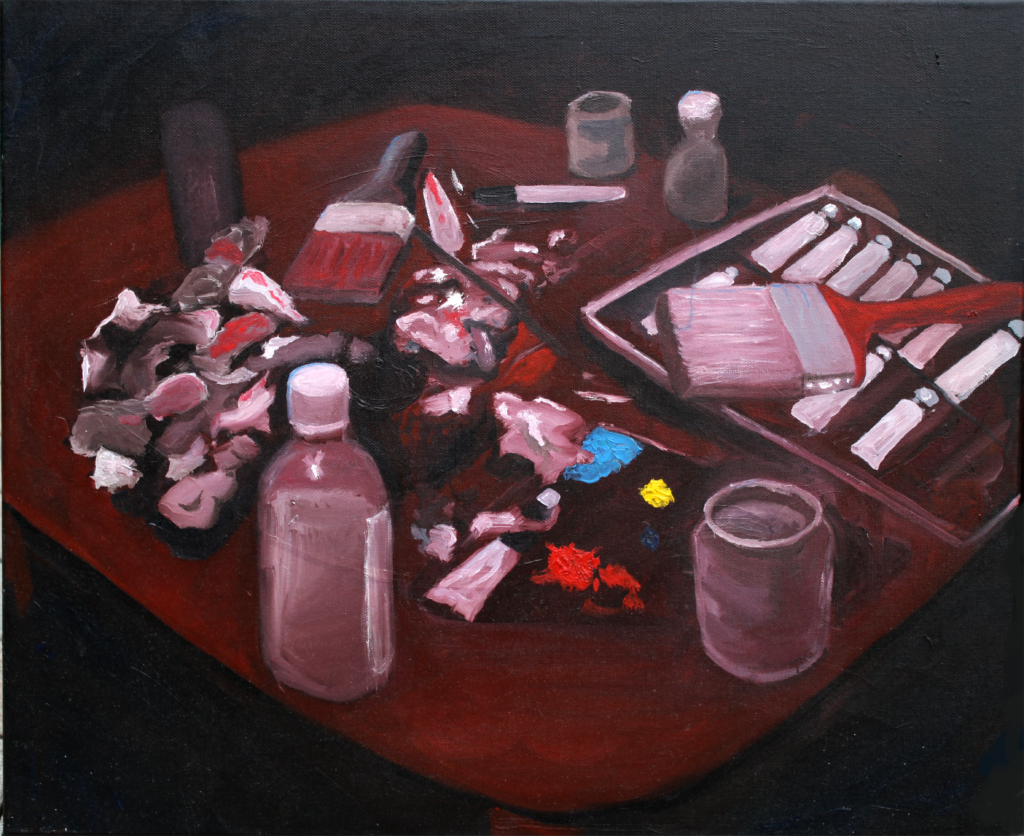 red paint